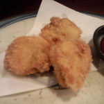 いざかや天 - ホタテのから揚げ　580円だったと思います(2015.08.26)