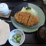 Manten Tonkatsu Shikisai - <2015/08/27>ロースかつ定食（ジャンボ）