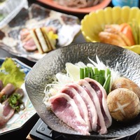 鴨しゃぶ鍋と締め（蕎麦 又は 雑炊）　二人前