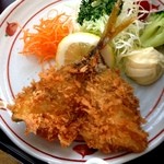 でん助茶屋 - 2015/08 鯵フライ