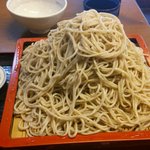 そば処 長岡屋 - 鴨せいろ（特盛り）の蕎麦 2015年8月