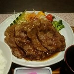 お好み焼き名古屋 - しょうが焼き定食