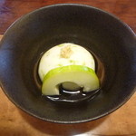 泉や - 4回目①夏の名残り　夏アスパラ豆腐 