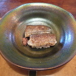 泉や - 4回目②新秋刀魚　薬味寿司　肝酒蒸し　長芋漬 