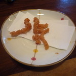 泉や - 4回目おまけ…鱧の骨のから揚げ