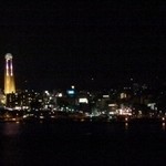 エアーズカフェ - 再）対岸の下関市。