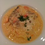 利芭亭 - 天然エビとうにのクリームパスタ
