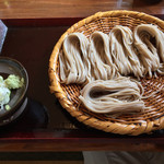 Soba Dokoro Saihou Nagano Ten - 大久保の茶屋 長野店 ざるそば @750