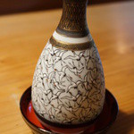 御料理 光安 - 日本酒の徳利（九谷焼）