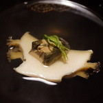 御料理 光安 - 鮑のお椀