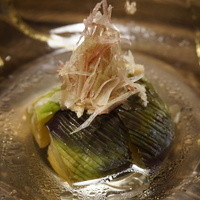 御料理 光安 - 賀茂茄子の煮びたし