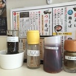 麺処 いつか - 調味料たち