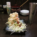 横浜 青葉餃子 - ポテサラ/山崎ハイボール　　2015.08