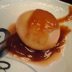 釜揚げうどん岡じま - おでんたまご １００円(税込)(２０１５年８月２３日撮影)