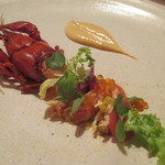 ザリガニのサラダ