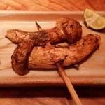 とり喜 - 松茸（中国産ですが香りも食べ応えも上品でした）