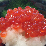 地酒BAR 山新 - H27.08.28 「すじこおろし」 ￥５００