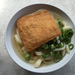 手打うどん たむら - かけうどん小＋お揚げ