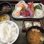 斎太郎食堂 - 2015.08刺身定食（1000円）