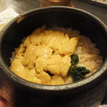 旬菜 おぐら家 - 夏うにと生のりの炊き込みご飯