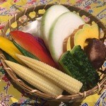 琉球焼肉なかま - 島野菜の盛合せ