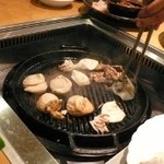 アサヒビール園 - ジャンジャン　お肉も魚介も焼きます