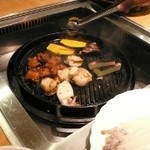 アサヒビール園 - ジャンジャン　魚介も注文します