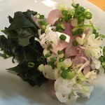 しげきん - アジ刺し様近影。