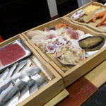 すし処 さいとう - 見事なネタ箱