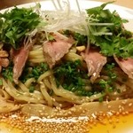 自家製麺 MENSHO TOKYO - 麺のアップ