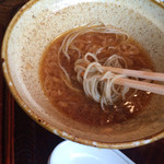 並木藪蕎麦 - 【2015.8月追加】天ぬきのツユで、蕎麦をいただきます