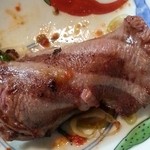 梁山苑 - ねぎタン塩焼き後　2015.8