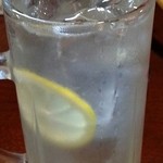 梁山苑 - 生レモンサワー　2015.8