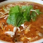 梁山苑 - オンメン（うどん）　2015.8