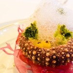 アムール - 雲丹、とうもろこし