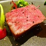 アムール - 和牛（青森牛）、満願寺唐辛子