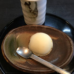 とんかつあさくら - デザートのシャーベット