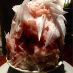 かき氷：巨峰とマスカルポーネ