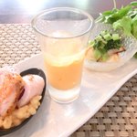 エヴ？ - ランチコース 2300円 の前菜盛り合わせ