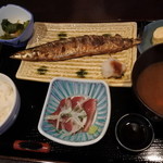 Soul満 - 2015.08　さんま塩焼きとカツオ刺身＠1,000