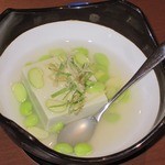 ののじ - 夏の味覚セットの、枝豆豆腐