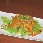 ののじ - 夏に味覚セットの、野州鶏のかんきつ和え