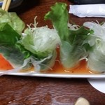 ちゃんこ大岳 - 生春巻きのサラダ