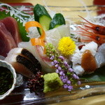 お造り二人前　￥2,500