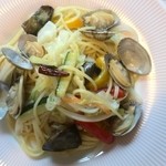 キッチン太金亭 - アサリと夏野菜のパスタ
