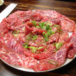 天龍 - 【料理】カルビ二人前盛り