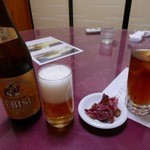 中国料理 王王楼 - YEBISUビールと烏龍茶で乾杯！2015/8