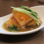 絹 和牛と肴 - 蟹真薯蟹味噌餡かけ