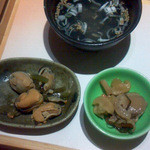 たらふく　うなり - お通し 税抜400円 2015.07