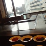 鉄板焼 さざんか - ３種類のタレ